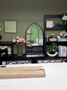 15mm Wooden Monitor Stand Office Computer Monitor Riser Computer Monitor Desktop Storage Rack With Drawer&6 Ports