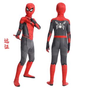 Marvel Hero Iron Spider Black Panther Childrens Performance Costume Boys Six-One Festival Outfit Movie Character Dress-Up