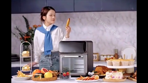 TIXX Air Fryer 1350W 16L Large Capacity Non-stick Oil-Free Cooking Less Oil Fume Kitchen Appliance For Home Touch Screen