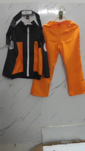 Murang Naruto Costume for Kids 4-12 Years Old–Complete Ninja Set with Headband&Kunai Pang Halloween Christmas