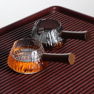 Thickened Heat Resistant Glass Public Cup Tea Dripper Tea Set Accessories Uniform Cup Tea Ocean Ceramic Handmade Pure Color