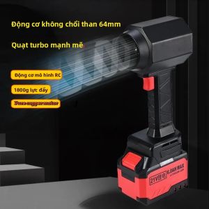 Quạt Thổi Khí Động Cơ Không Chổi Than Turbo Jet 64mm Dùng Để Sấy Khô Xe Loại Bỏ Lá Và Tuyết Tương Thích Với Pin Makita 18V/21V Công Suất Cao 1800g