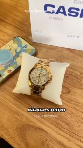 CASIO MTP-VD300 หน้าปัด45มม. นาฬิกาชาย สายสแตนเลส กันน้ำ เรืองแสงได้ คาสิโอแท้ รับประกันศูนย์1ปี