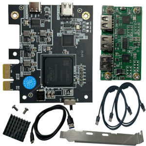 บอร์ด Cap DMA 75t Card/ FPGA DMA บอร์ด Cap 75T DMA Card สำหรับการเข้าถึงหน่วยความจำโดยตรง + บอร์ดพัฒนา Arduino MAKCU ESP32-S3
