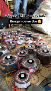 Trafo toroid donat 3 KVA Murni Spek Class H