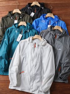 Ultra-Value Large Mens Outdoor Lightweight Breathable Hooded Sun Protection Clothing Skin Jacket Fashion Urban Style Summer