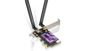 EDUP | EDUP 9658 AX1800 WiFi 6 PCIe Adapter Bluetooth Dual Band 2.4GHz 5.8GHz 1200Mbps with MU-MIMO for High-Speed Stable Connection