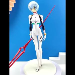 Bandai | 18cm New Neon Genesis Evangelion Eva Ayanami Rei Figure Toys Doll Christmas Birthday Gift For Kids Girls