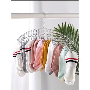 Móc treo quần áo đa năngMóc phơi giày kẹp phơi đồ trẻ em chất liệu inox không gỉ -Lumbley