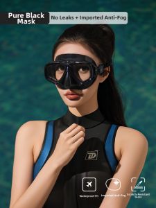 FEIYAAOSI | Snorkeling Mask Diving Goggles Nose Protection Waterproof Anti-Fog High Definition Snorkeling Mask