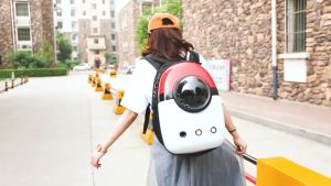 ROYAL PET PARADISE Tas Kucing Astronot Tas Bepergian Tas Hewan Peliharaan Tas Anjing Tahan Air Ransel Anjing Ransel Anjing Ransel Hewan Peliharaan Astronot