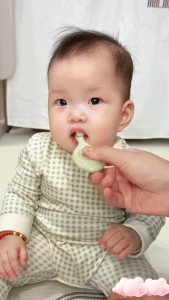 Baby Pro Baby Oral Care Soft Silicone Training Toothbrush Teether for Gentle Dental Hygiene