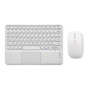 （ORICOD)10 Inch 3 in 1 Wireless Bluetooth Keyboard Mouse Set Lightweight Portable