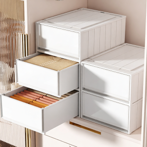 CORJANE | Stackable Drawer Storage Box for Wardrobe Home Clothes