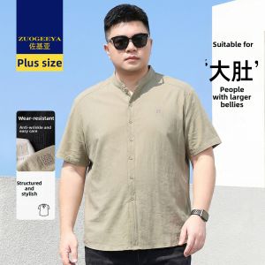 Zuogeeya | Plus Size Comfortable Cotton Shirt for Elder Men