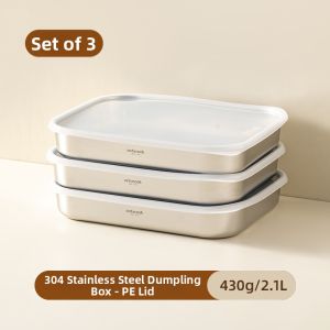 onlycook | Food Freezing and Preservation Box 304 Stainless Steel