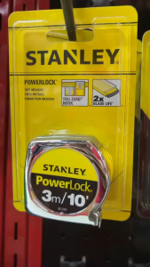 STANLEY ตลับเมตร Power Lock (ของแท้) มี 3 ขนาด