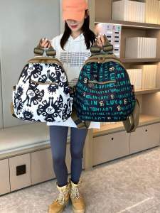 Casual Oxford Cloth Backpack Lightweight Travel Womens Bag Large Capacity Multi-Functional Mommy Bag Fashionable All-Match