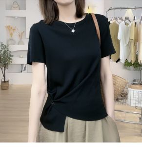 Shalldoer | Silk Cooling Loose-Fit Short Sleeve T-Shirt