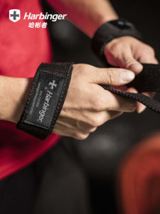 Harbinger 213 ผ้าคาดข้อมือยกน้ำหนักสำหรับผู้ชายและผู้หญิง ด้านนอกยางทนทาน 2021 Summer New Fitness Sport Hard Pulling