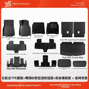 Rear Drive Custom Car Mats for Tesla Model YL