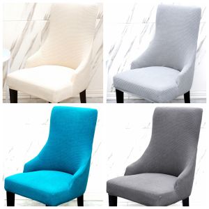 Large Arc Universal Dining Table Chair Cover Protect Cushion Back Modern Minimalist Special Shape Leather Bench Home Use