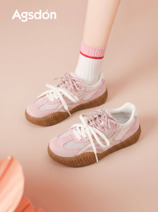 Agsdon | Thick Sole Platform Sneakers Pink