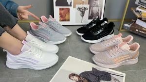 Sepatu Sneakers Olahraga Wanita Import Gaya Santai Sporty
