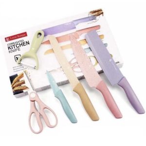 6 model pisau keramik set pisau set dapur
