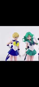 Bandai | 23cm Anime Sailor Moon Meiou Setsuna Figure GLITTER&GLAMOURS Kaiou Michiru Tenoh Haruka Tomoe Hotaru Action Figurine Toy Gift