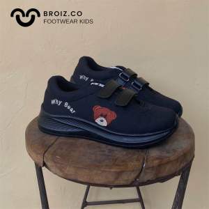 Sepatu Anak Sekolah Kuromi Perempuan Bordir Sepatu Sneakers Anak Perempuan