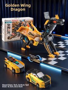 QIMINGXING | Magnetic Transformable Two-in-One Car King Toy