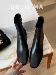 UECLE MA | Elevating Ankle Boots for Petite Women Genuine Leather Autumn Winter