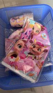 Potdemiel | Crying Babiesed Birthday Party Decorations Cartoon Balloons Plate Banner Tableware Set for Baby Shower Party Favors Girls Gifts
