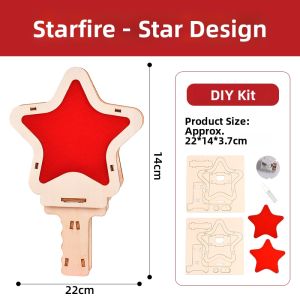 AIERLISHA | Party Torch DIY Materials Light-up Handheld Parent-Child