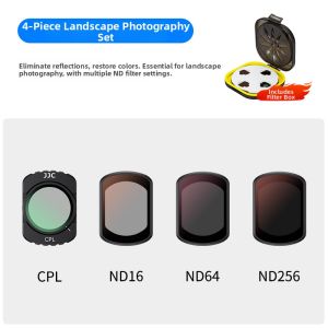 JJC | Magnetic Filter Kit CPL Polarizer ND Adjustable UV Wide Angle Lens