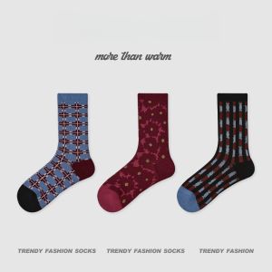 Retro Style Double Stitch Cotton Women Socks