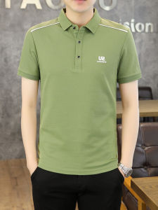 Áo Thun Polo Tay Ngắn Thêu Thường Ngày Mùa Hè Cho Nam Áo Sơ Mi Cổ Polo Đa Năng Trẻ Trung Chất Lượng Cao Cotton Polyester