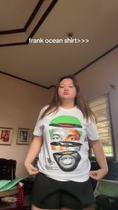 FRANK OCEAN SHIRT - BLOND ALBUM COVER BOYS DONT CRY Graphic Premium Cotton Boxy Tee Makapal na cotton T-shirt COD