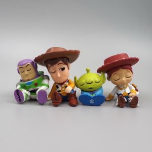 Herocross | Anime Toy Story Woody Jessie Alien Buzz Lightyear Action Figures Collection Model Doll Toys For Kids Christmas Gift