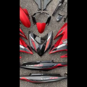 COVER SET Y15ZR V2 MDRM3 / BK RED MATTE TITAN 2020 SIAP TAMPAL PREMIUM EDITION BODYSET Y15 YSUKU NEW ORIGINAL VELOZI