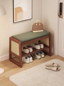 CHUJUN | Elegant Entryway Shoe Bench with Storage