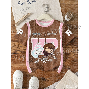 Hot Toys | Harry Potter Design Pattern Printed Summer Sweatshirt for Children/Adults Casual Sports Round Neck Short Sleeve Loose Top