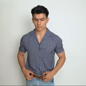 VENGOZ Kemeja Printing Hawai Pria - Asahi Casual Shirt SS