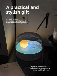 Creative Bluetooth Speaker Night Light Gift for Girlfriend Birthday Christmas High End Sensation Gift for Boys And Friends