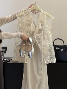 Elegant New Chinese Style Womens Fashion Set with Embroidered Vest And Skirt Complete Summer Outfit High End Sensation