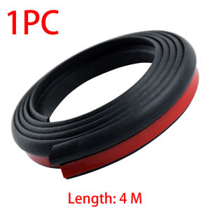 SEAMETAL 4m Car Hood Seal Strip Engine Cover Gap Sealing Strip Rubber Waterproof Dustproof Weather Strip Hood Noise Insulation