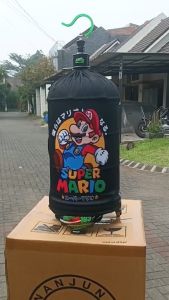 KERODONG FULL PRINTING SANGKAR LOVEBIRD - SUPER MARIO V1