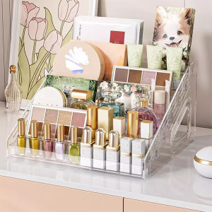 Home Lipstick And Cosmetics Storage Rack Multi-layer Transparent Nail Polish Display Rack Nail Art Storage Box Storage Rack