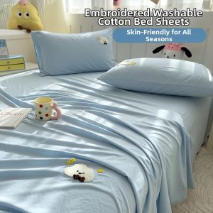 KAMONI | Summer Washed Cotton Bedding Set for Students and Children